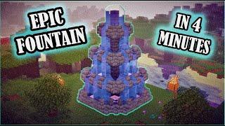 How To Build Fountain in Minecraft /Easy/Epic/In 4minutes/