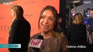 Actress Gideon Adlon arrives at "THE MUSTANG" premiere