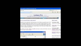 8 3 Part 3 Lexique Pro and dictionary making