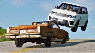 Will these Cars still Drive after Crashing? #96 - BeamNG Drive | CRASHdriven