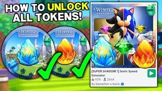 WINTER SPOTLIGHT: SONIC SPEED SIMULATOR ALL TOKENS!!