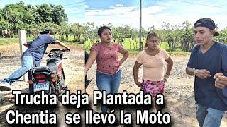 La Dejarón plantada|Trucha Confiesa Que Esta Arto y se va en la Moto Y Deja a pie a Chentia 