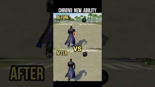 Chrono New Movement Speed Test  Free Fire Chrono Character Ability After Update