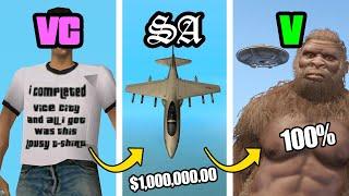 100% Rewards in GTA Games (Evolution)