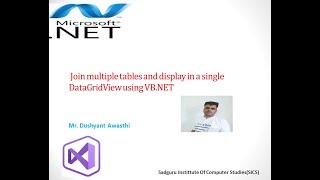 Join multiple tables and display in a single DataGridView using VB Net