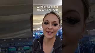 Security when you enter the airports in Egypt has 2 lines. 1 male, 1 female #travel
