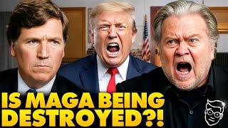 Steve Bannon Stuns Tucker With Deep State 'Civil War' Plot Linking LA Riots to War With Iran...