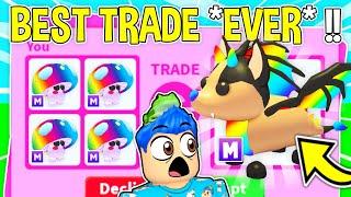 I Traded My MEGA NEON *MUSHROOM FRIEND* In Adopt Me Roblox !! Adopt Me Trading LEGENDARY Garden Pet