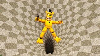 TRY NOT TO FALL INTO THE HUGE PIT HAVING FUN IN GMOD SANDBOX Garry's Mod