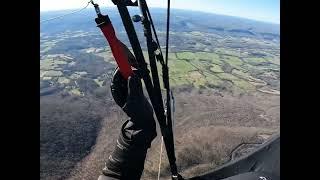 Tennessee Paragliding. Flying Camp. 57km triangle. Sequatchie Valley