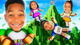 LAST PERSON TO THE TOP WINS $10,000 IN ROBLOX | The Princess Clubhouse