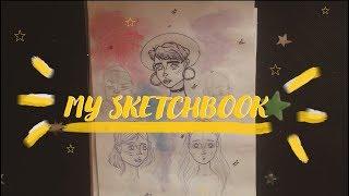 ОБЗОР МОЕГО СКЕТЧБУКА I МОИ РИСУНКИ I My Sketchbook