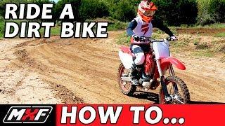 How To Ride a Dirt Bike for Beginners (with a Clutch) - 3 EASY STEPS