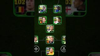 POTW squad | 3-1-4-2 Formation | efootball 2025 mobile #shorts #efootball #pes #viral