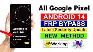 All Google Pixel Android 14 FRP Unlock/ Google Account Bypass - (Without Pc)