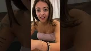 malu gets her nips pierced to show on i.g. live 2-11-22