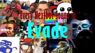 (Outdated) All Nextbot's Sounds (not all) in Evade | Roblox Evade