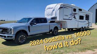 2024 Ford Super Duty 7.3 Godzilla vs. 14500....how did it do?   Let's see!