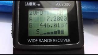 Aor AR 8000 en HF Radiodifusion.