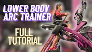 Planet Fitness Arc Trainer for Lower Body (TUTORIAL / HOW TO USE!)