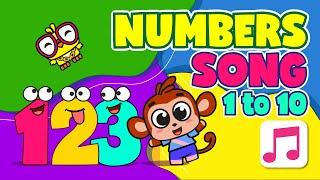 Counting 1 to 10 | 2025 Numbers Song for Kindergarten and Toddlers | Best Preschool App Tiny Minies