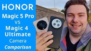 Magic 5 Pro vs Magic 4 Ultimate - Honor vs Honor - Camera Comparison