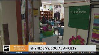 The difference between shyness & social anxiety in kids