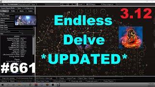 [Path of Exile] Endless Delve UPDATED Zombie 46% Block, 85k EHP Build in 3.12 SSF Delve - 661