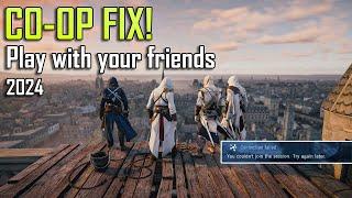 How to Fix Co-op in Assassin's Creed Unity | PLAY ONLINE WITH FRIENDS!! (FIXED 2024)