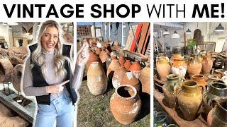 SHOP WITH ME FOR VINTAGE DECOR || ANTIQUE AND THRIFT SHOPPING || SHOPPING FOR UNIQUE DECOR