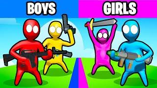 Boys Vs Girls In Gang Beasts…