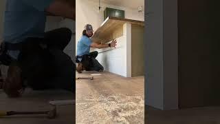 Shiplap under kitchen bar  #construction #shorts #builder #kitchendesign #diy #skills #shiplap