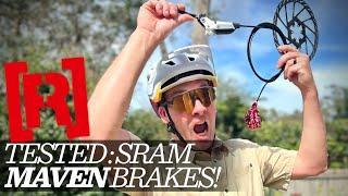 Trail testing SRAM Maven brakes :: Too much power though?