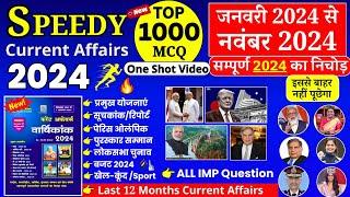 Speedy Current Affairs 2024 | Current Affairs 2024 Marathon | Jan to Dec 2024 Current Affairs 2024|