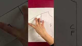 Drawing different sleeve angles- gusset sleeve #sewing - New course for 2023 ️