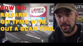 How To Reprogram / Re-Learn TPMS On GM Vehicles