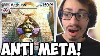 My Anti Meta Aegislash Deck COUNTERS The Top Decks! Ex & V Immunity Is Too Good! PTCGL