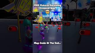 FREE Pickaxes/Backblings In Fortnite Creative!  #shorts #fortnite