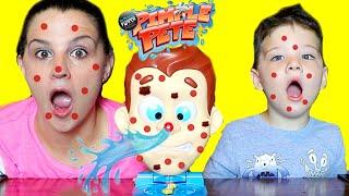 Caleb & Mommy Play Pimple Pete The Pimple Popping Family Fun Game