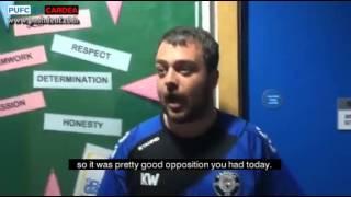 Cardea Manager Kev Webster on his side's loss to Peterborough