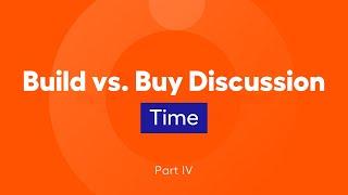Build vs Buy Analytics: Time