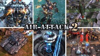 Air Attack 2 ALL BOSSES - Hard Difficulty [ NO DEATH ] Childhood Games️