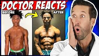 ER Doctor REACTS to Most DRAMATIC YouTuber Body Transformations