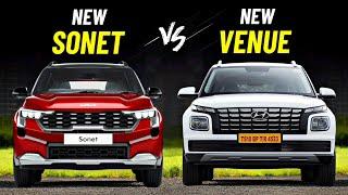 2024 Kia Sonet Facelift Vs Hyundai Venue - Which is Better?