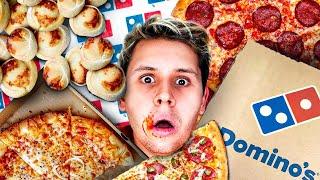 Schaffe ich 10 Pizzen?24 STUNDEN nur DOMINO’S Pizza ESSEN!