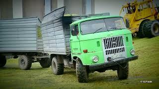 IFA W50 / L60 / K700 Maissilage Häckseln Budissa AG Teil 1