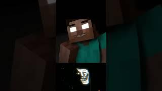 steve changes to herobrine #shorts #minecraft #herobrine