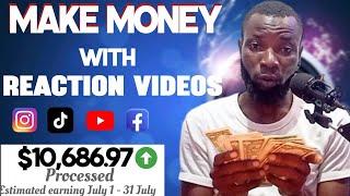 How to Make Money On Facebook with  Reaction Videos (Make $10k+ By Reacting to Viral Videos)