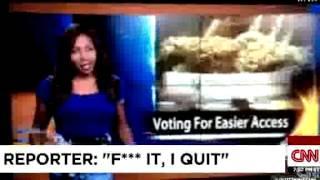 Fuck it, I quit: CBS reporter Quits live on Air