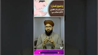 Wuzu o Ghusl mein Dhony ka Matlab | Mufti Owais Qureshi